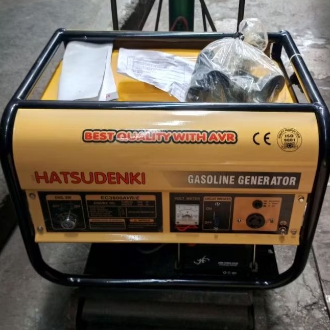 GENSET HATSUDENKI EC-3800 AVR/E STARTER 6.5HP