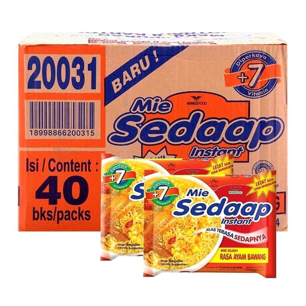 

MIE SEDAP AYAM BAWANG 90GR/40