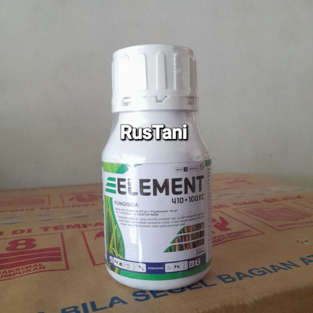 Fungisida ELEMENT 410+100EC 250ml Bahan aktif : prokloraz 410g/l + propikonazol 100g/l