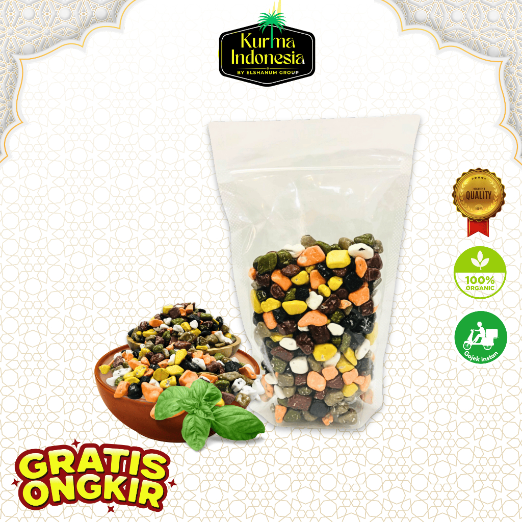 

[ COD ] Coklat Kerikil 250gr baru / Coklat Batu Krikil / Coklat Krikil / Coklat Arab / Kurma Indonesia