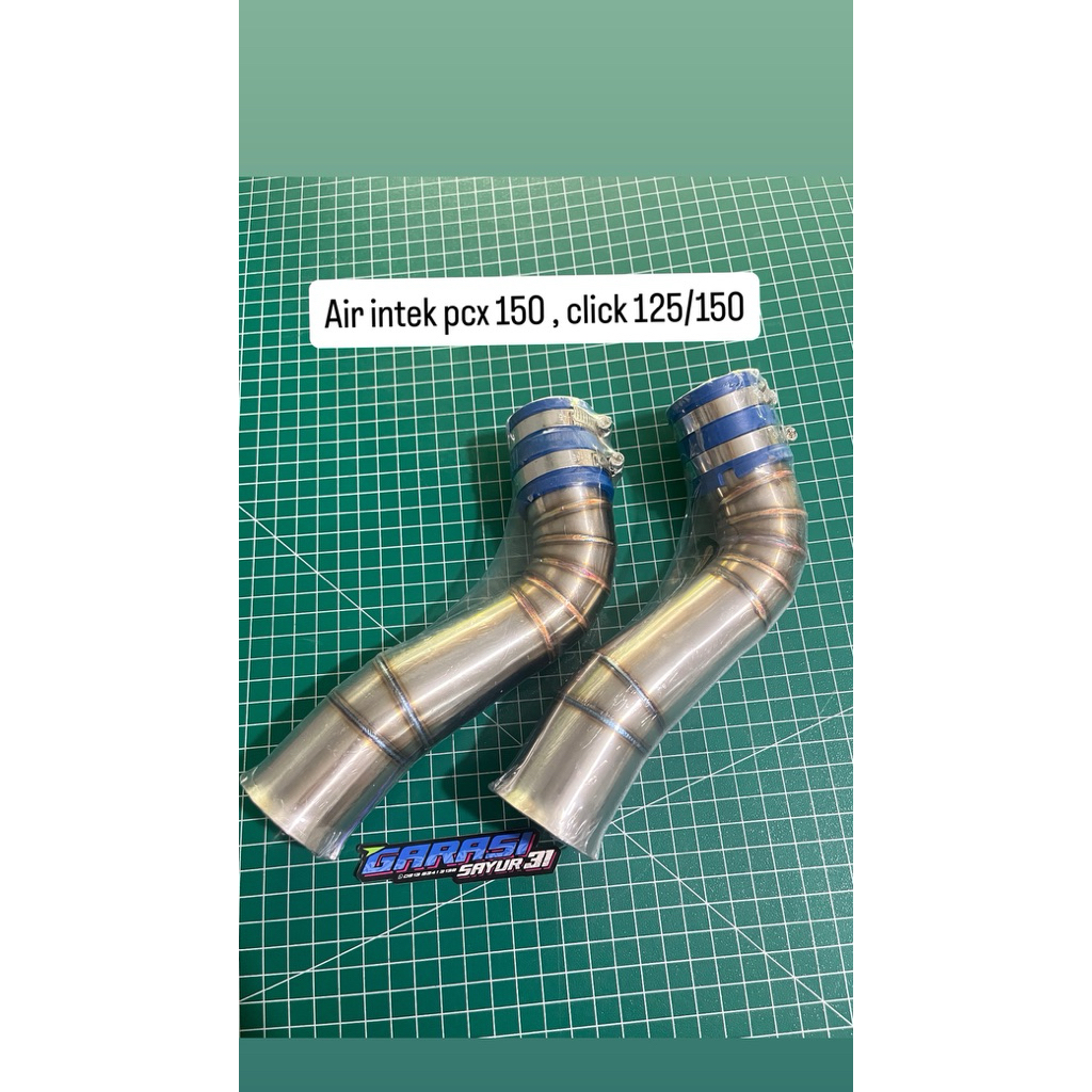 Air intake / velocity stainless vario 125 150 pcx Cbu 150 / pcx 160 original Thailand