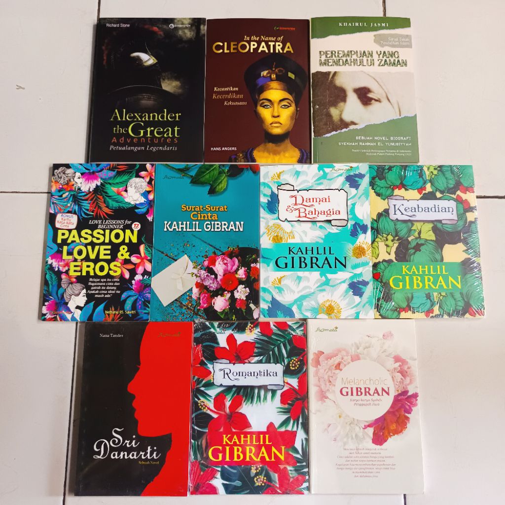OBRAL BUKU MURAH ORIGINAL / BUKU SASTRA / SASTRA SEJARAH / NOVEL REMAJA / NOVEL TEENLIT / CLEOPATRA