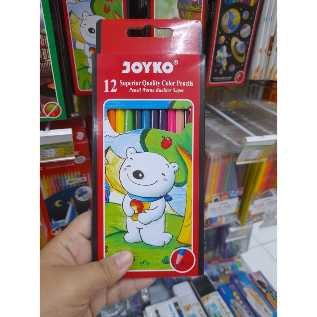 

JOYKO PENSIL WARNA ISI 12 BESAR