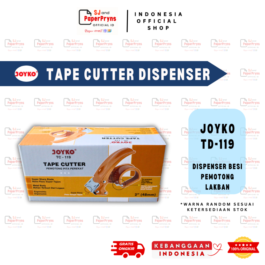 

Tape Cutter Besi Joyko TC-119 / Pemotong Lakban