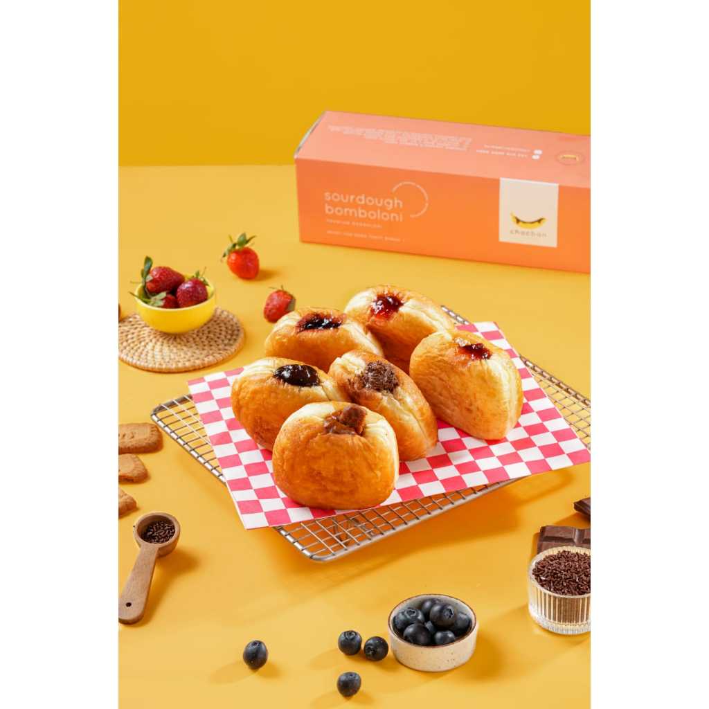 Chocban Jakarta Rawamangun - Bomboloni Sourdough Mix isi 6