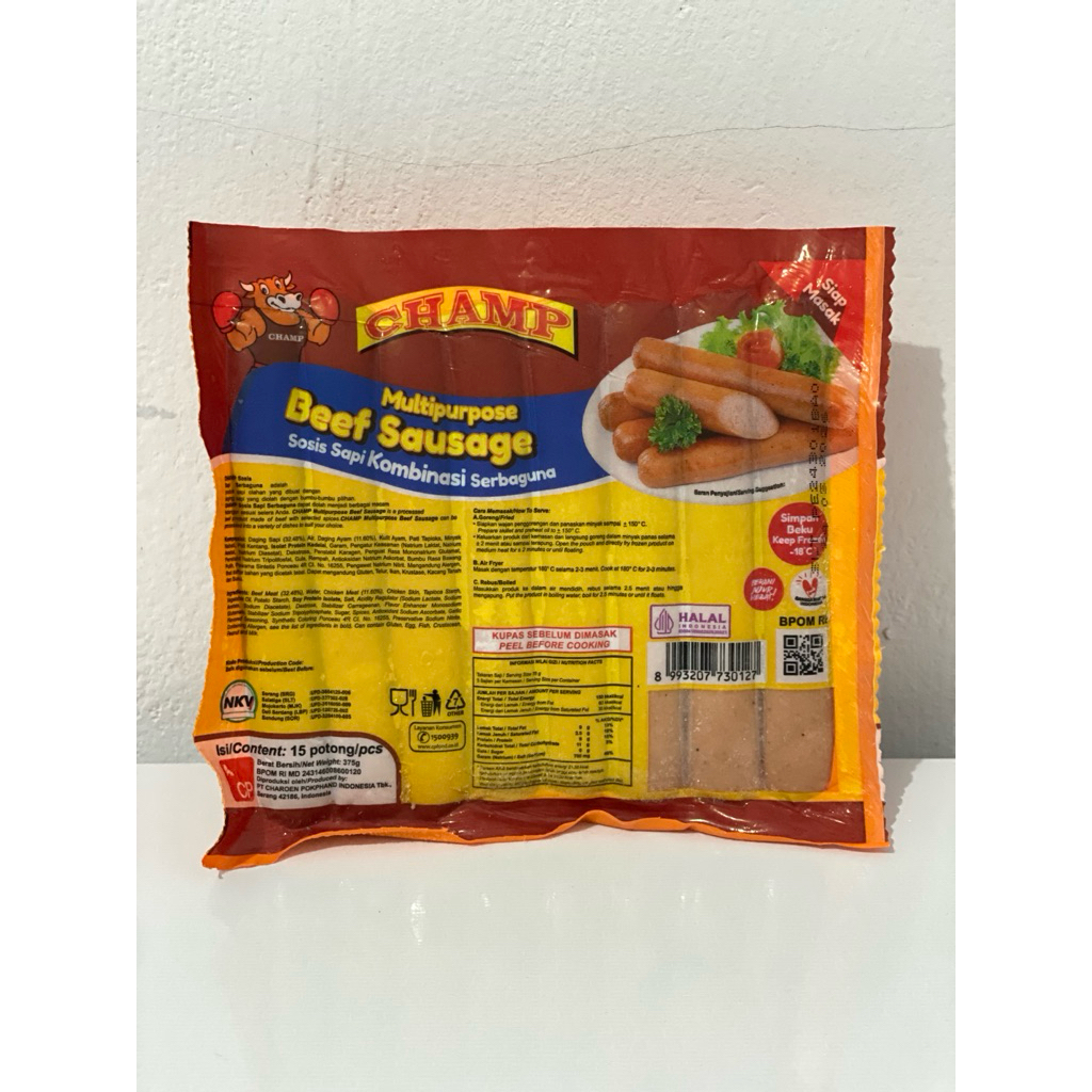 

Champ sosis daging isi 15pc