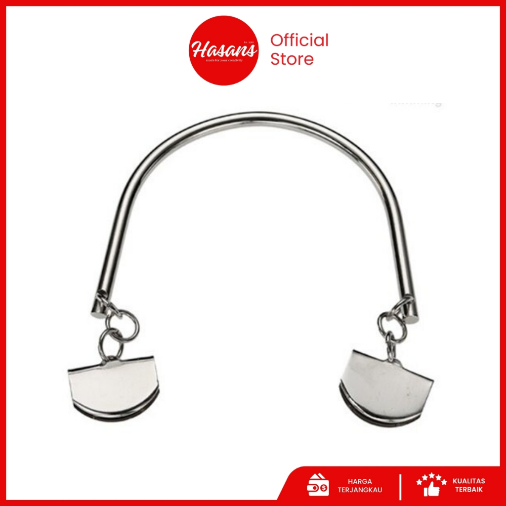 [20 Pcs] Handle Tas Besi / Gagang Tas Besi / Hiasan Aksesoris Tas / Variasi Gagang Tas Besi Jepit 12
