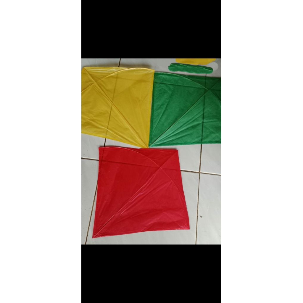 layang-layang Aduan Murah, polos dan Motif