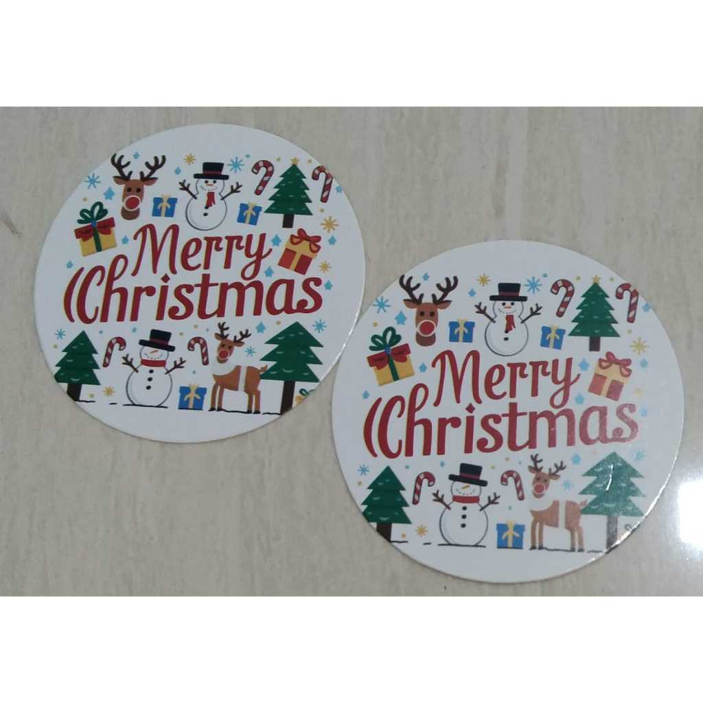 

Stiker Natal/ Sticker Merry Christmas Motif 3 Jual Perpcs