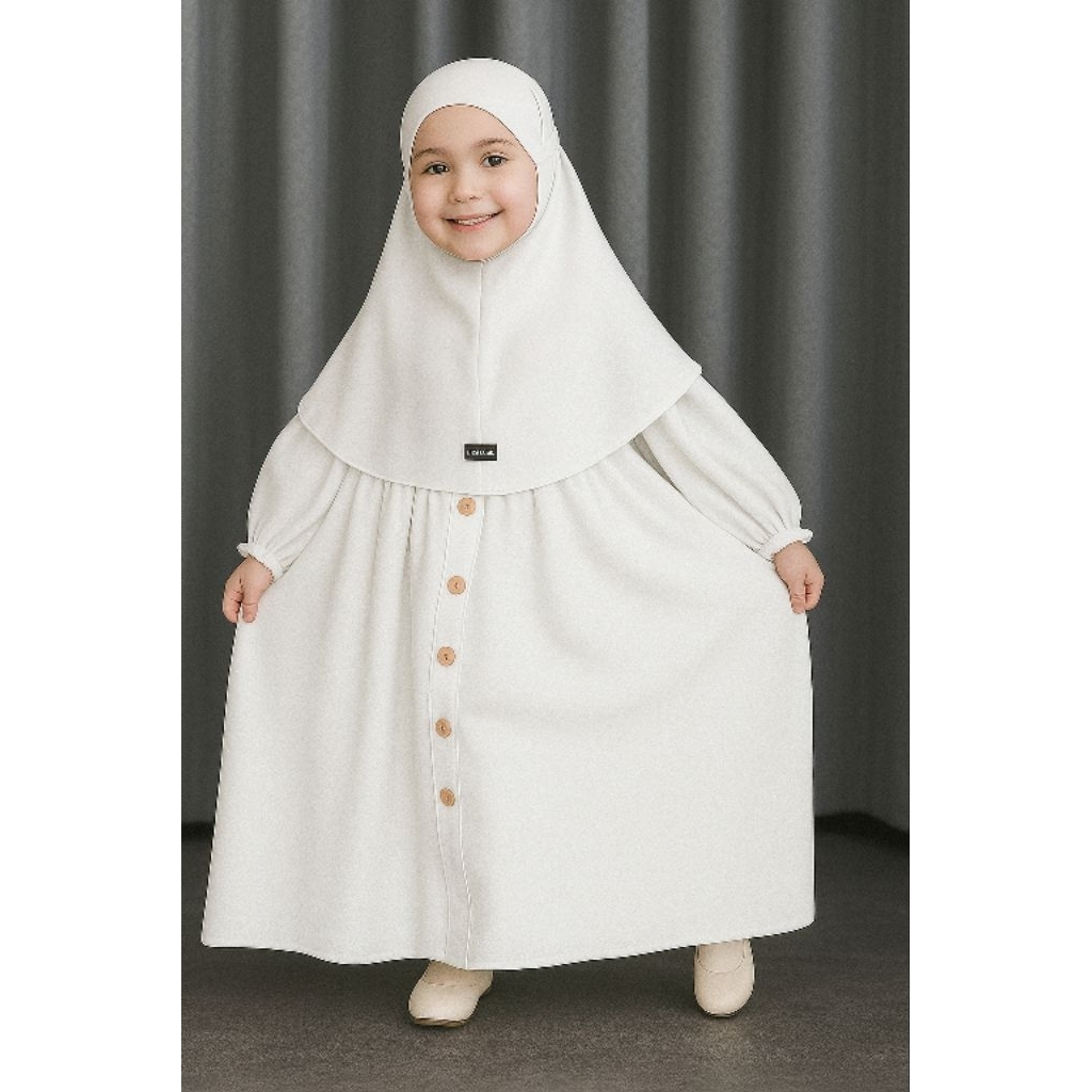 GAMIS ANAK set kerudung /gamis anak/set muslim anak Gamis anak 1-9Tahun /trendy Model terbaru 2025 /