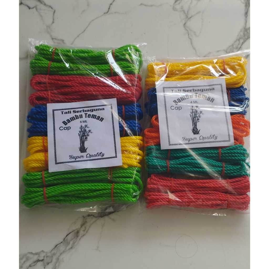 tali tambang 4mm / tali tambang jemuran / tali tambang serbaguna / tali tambang plastik