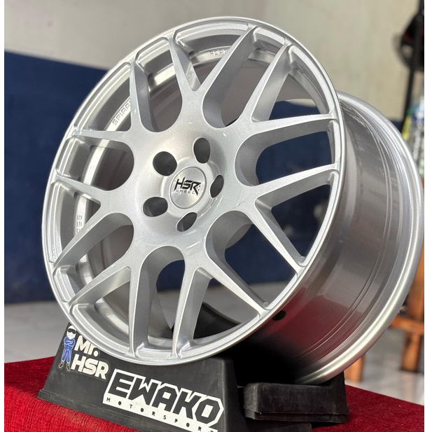 READY STOK VELG MOBIL HSR R18 PCD 5X108 COCOK UNTUK MOBIL CEVROLET CHERI TIGO, OMODA, J6, DAN CHERI 
