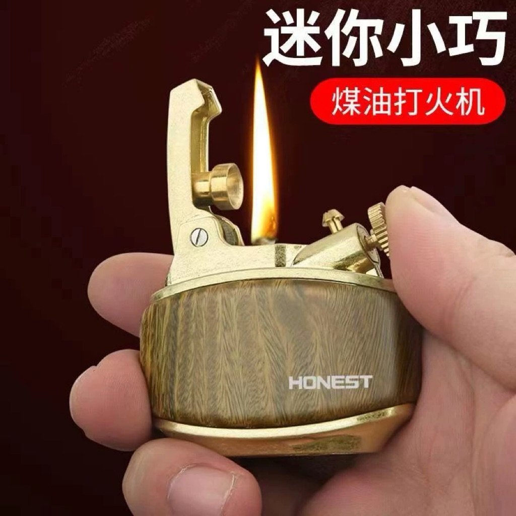 korek api classic sumbu minyak vintage oil lighter gift box HONEST