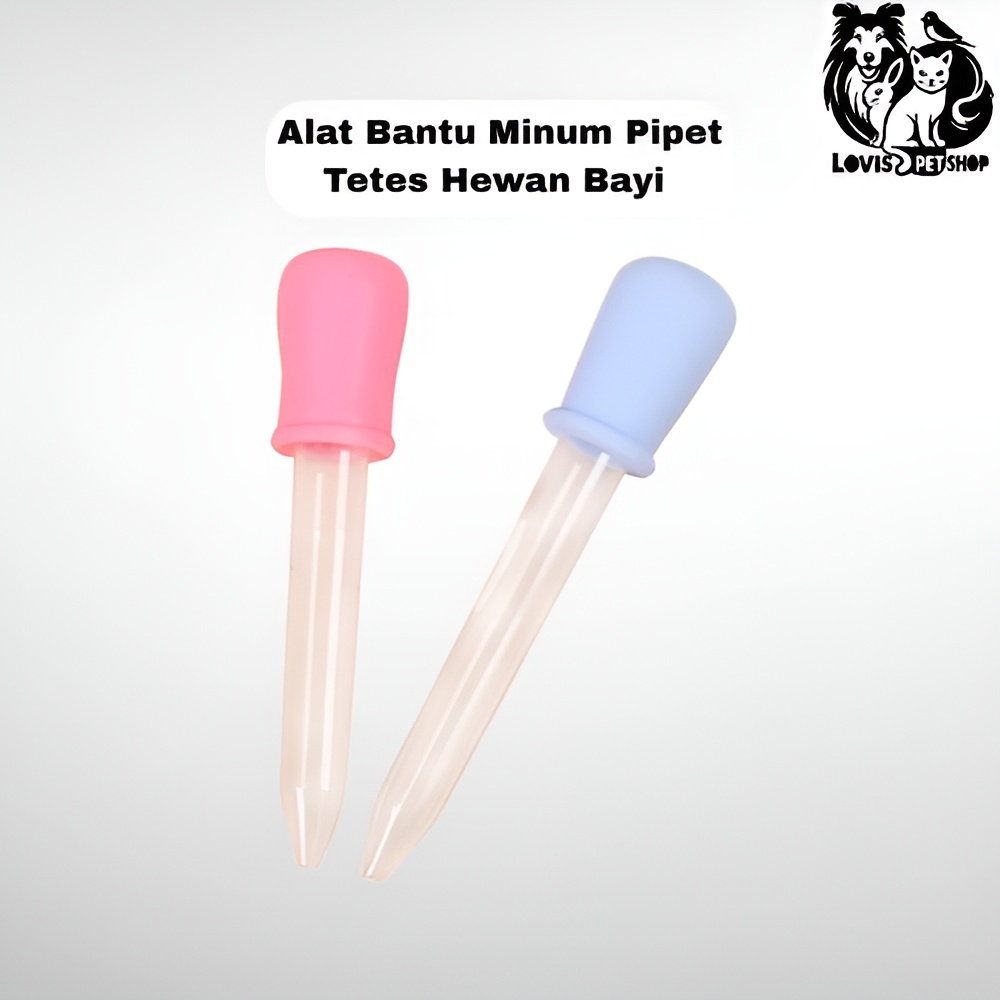 Pipet Tetes Susu Hewan Bayi | Alat Bantu Minum Anak Kucing Anjing Kelinci Hamster