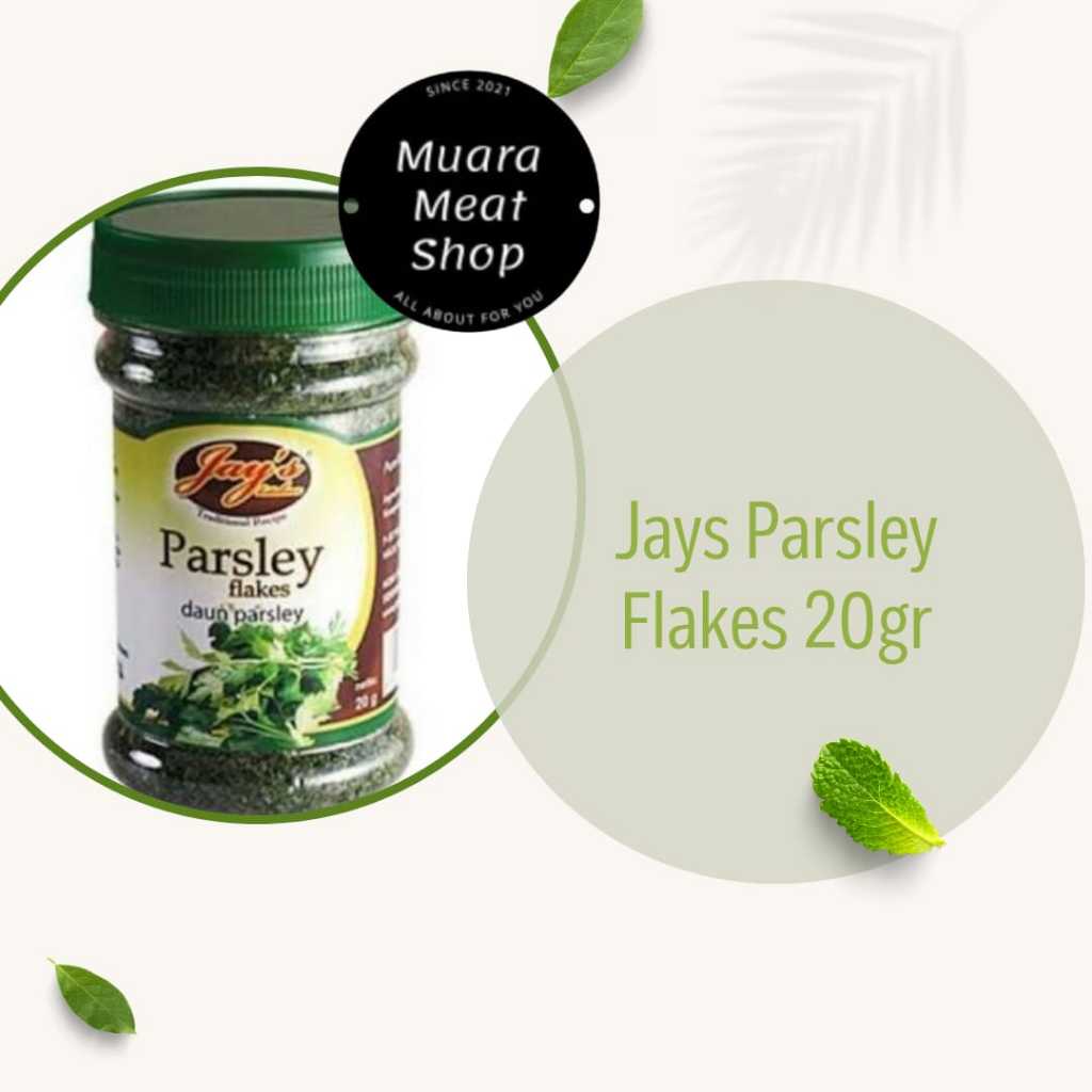 

Jays Parsley Flakes 20gr Telaris Bandung