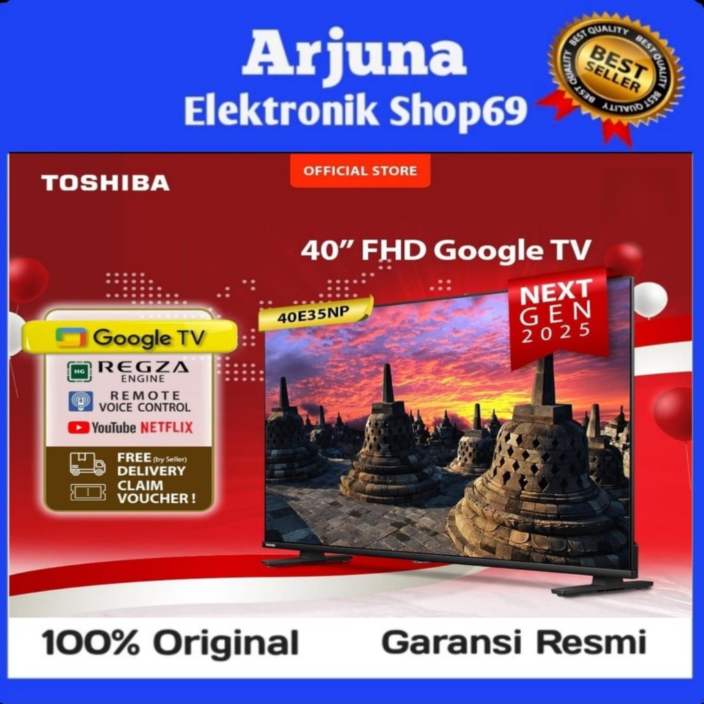 TOSHIBA 40E35NP FHD GOOGLE TV 40INCH DOLBY DIGITAL 40E35NP