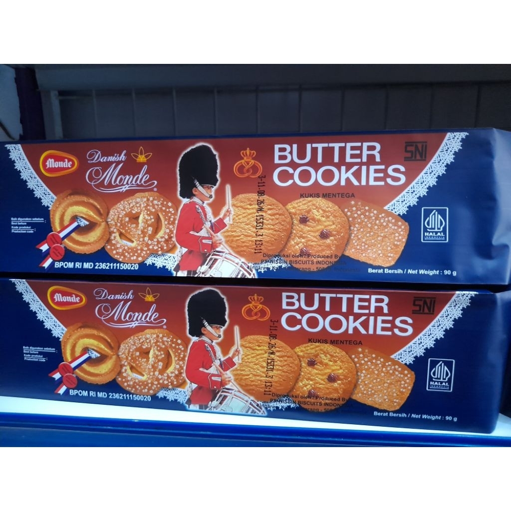 

Monde Danish Butter Cookies 90g
