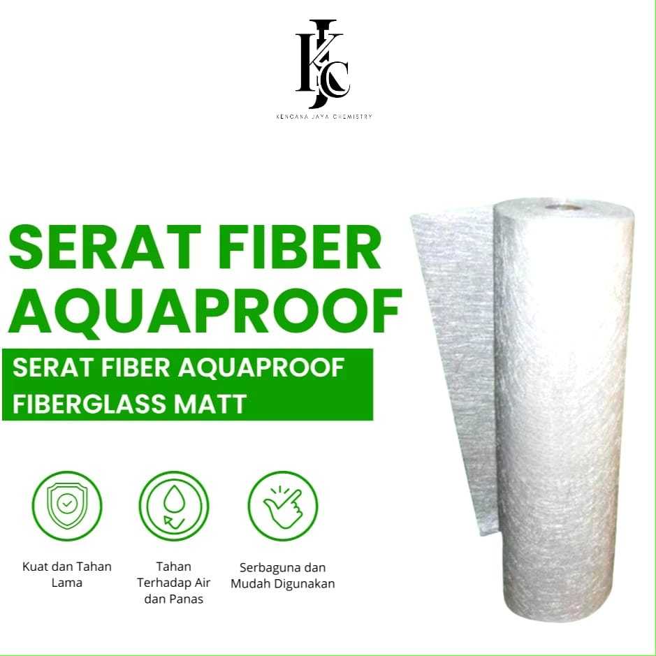 Serat Fiber Fiberglass Matt Fiber Glass Mat 1 Roll 30 Kg