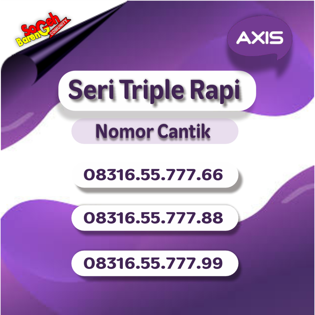NOMOR CANTIK AXIS