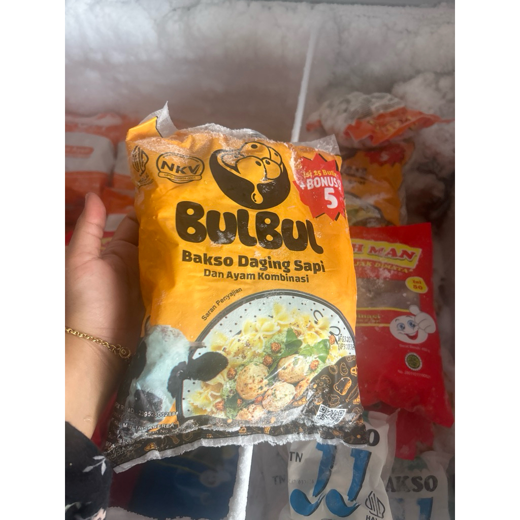 

Bulbul bakso Tenis berat 1kg