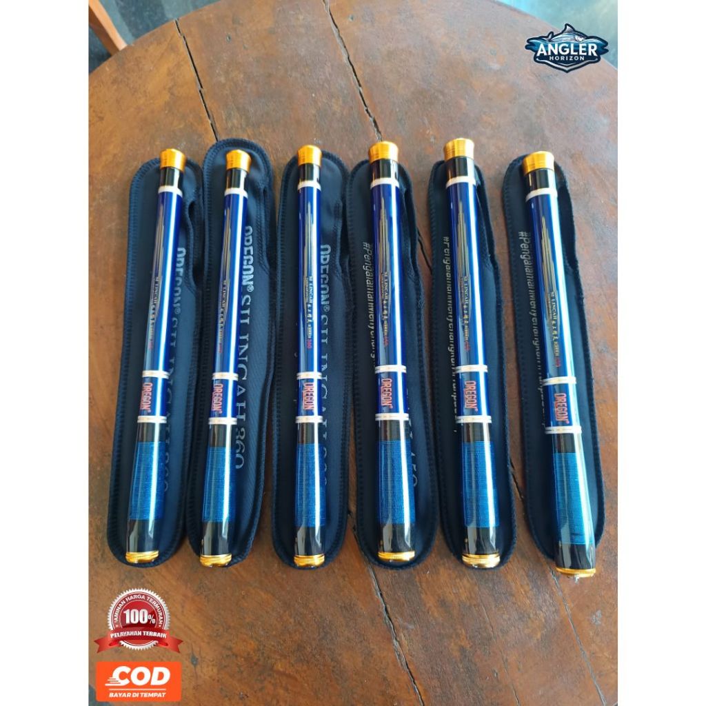 Joran Tegek Oregon Silincah Carbon Kaku Ruas Pendek 360 450