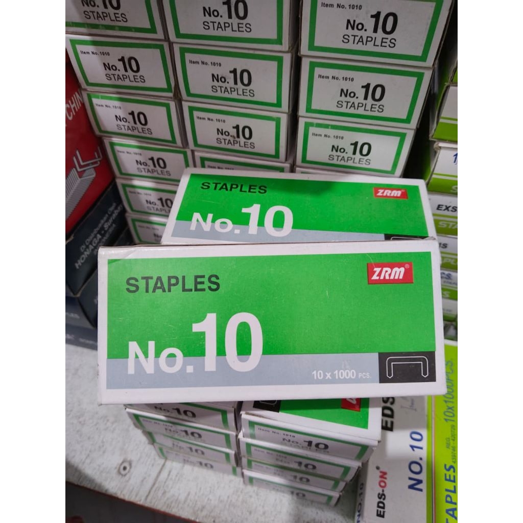 

ISI STAPLES ZRM NO 10 ISI 10X1000PCS