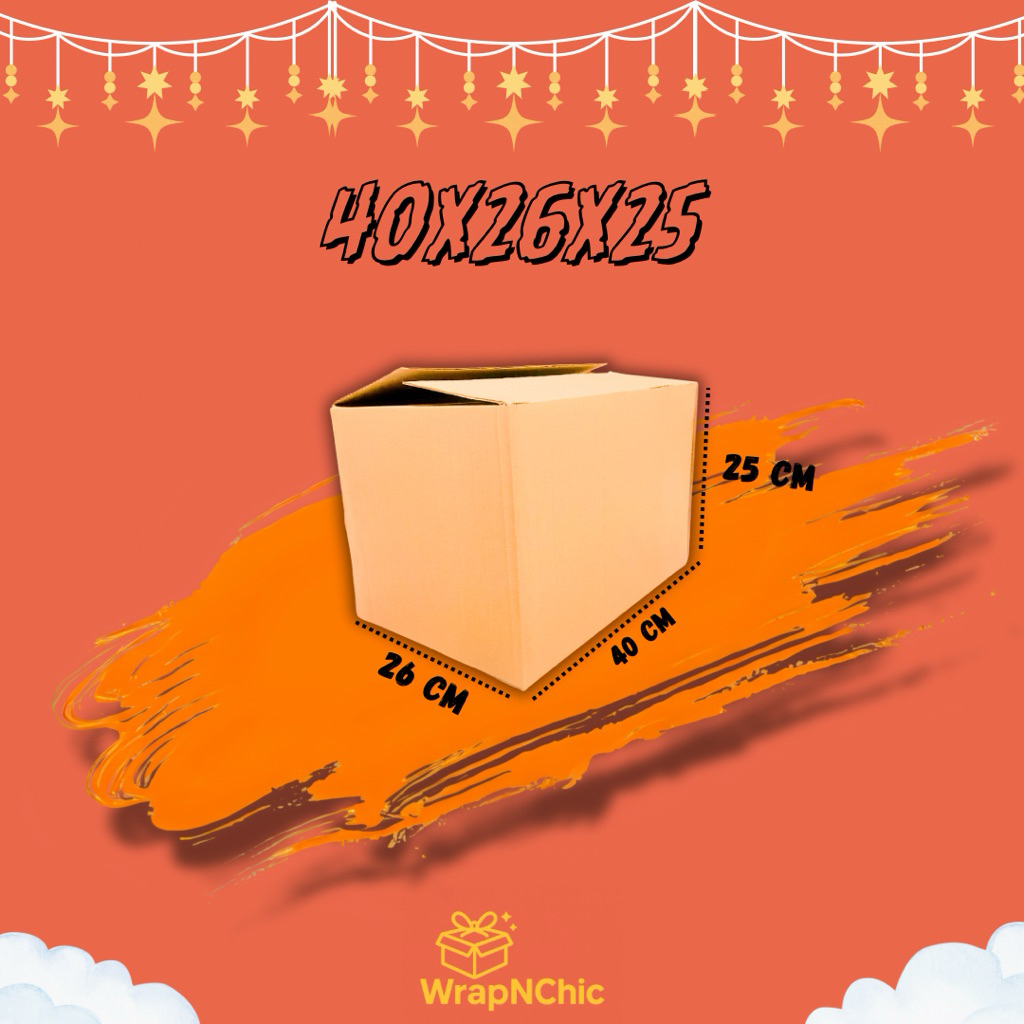 

UKURAN 40x26x25 BOX PACKAGING / DUS PENGEMASAN / DUS PACKAGING AMAN DAN TEBAL