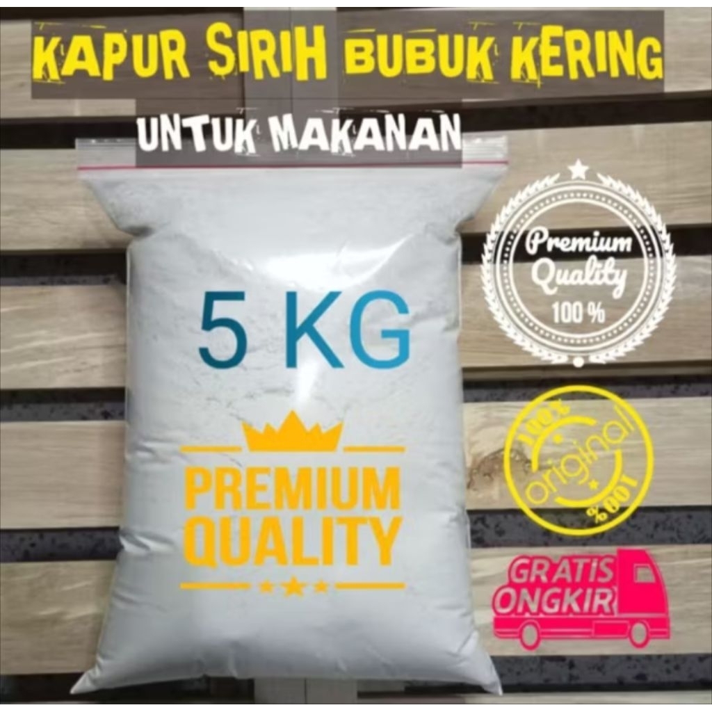 

15 kg kapur sirih 1 karung , perenyah makanan / pertanian