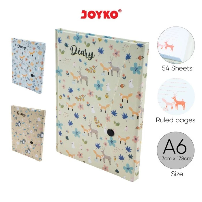 

Buku Tulis Catatan Jurnal Diary Joyko D-1813WA-KC31 Winter Animal