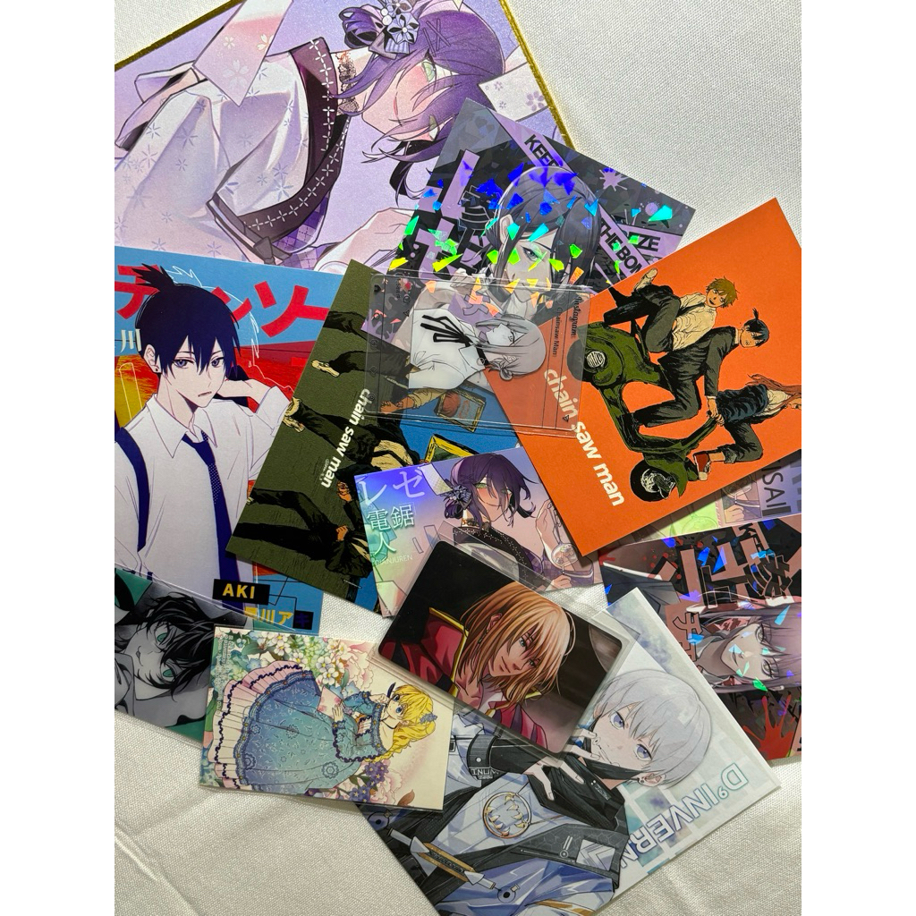 JUAL PHOTOCARD DAN POSTER ANIME (CSM JJK GHIBLI SK8 INFINITY)