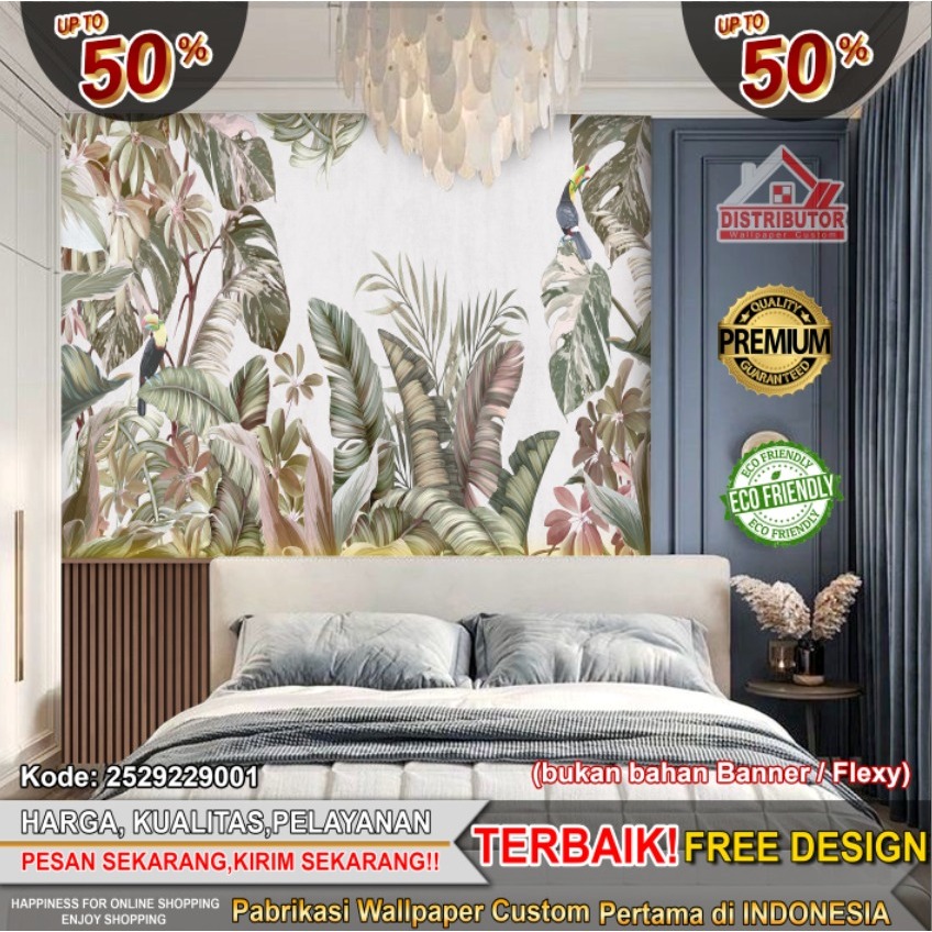 Wallpaper Dinding Custom Tema Tropical | Wallpaper Custom Dinding | Wallpaper Tropical | Wallpaper R