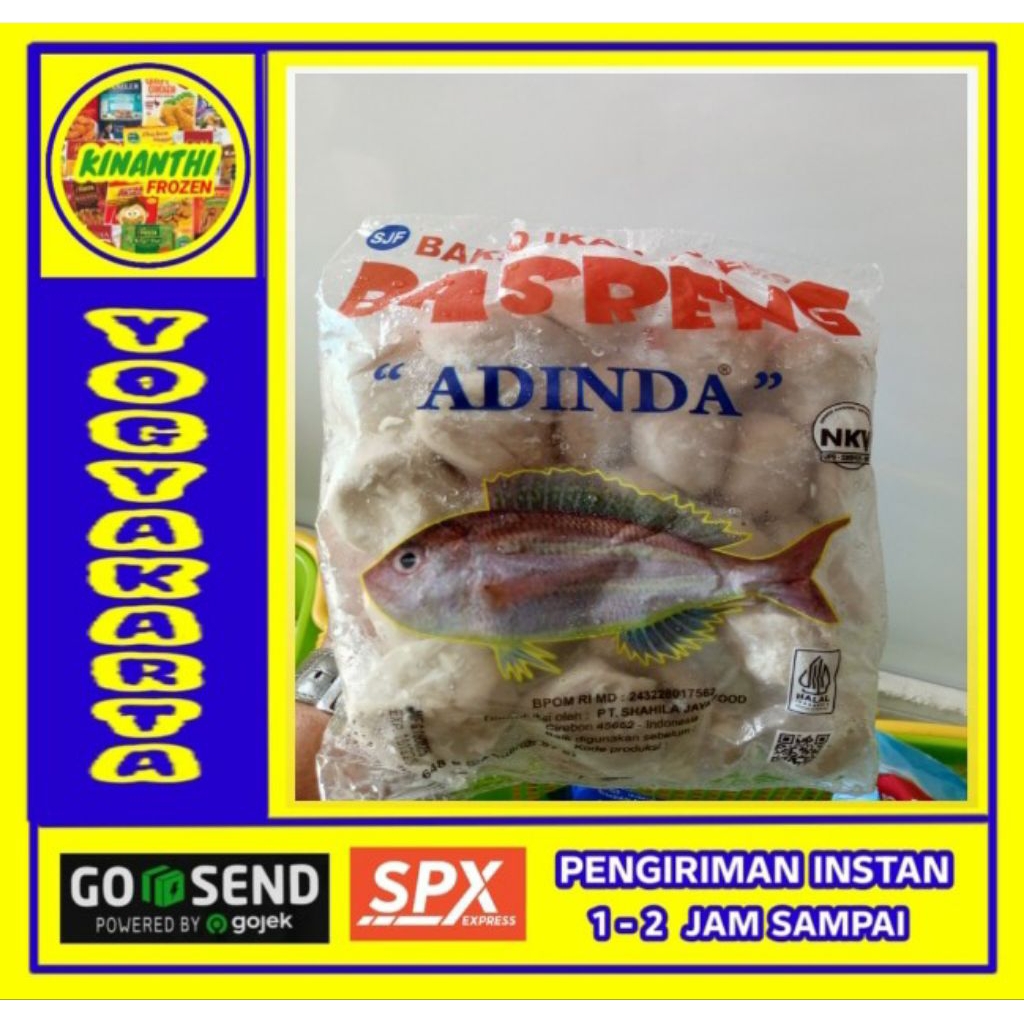 Adinda basreng ikan isi 20, Jogja Frozen