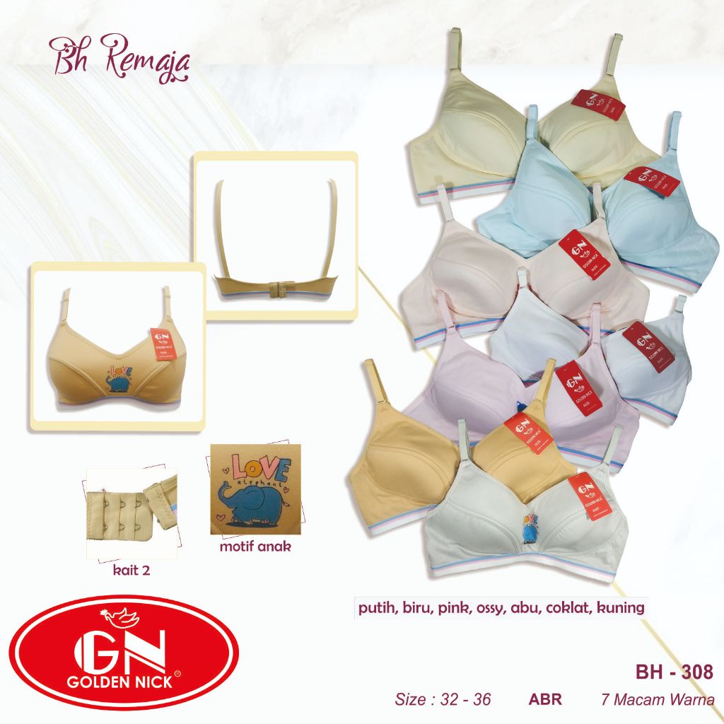 1 BRA REMAJA GN 308 - GOLDEN NICK - BH Underwear