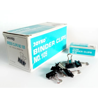 

Binder Clips Joyko No. 105 (15 mm) isi 12 Buah