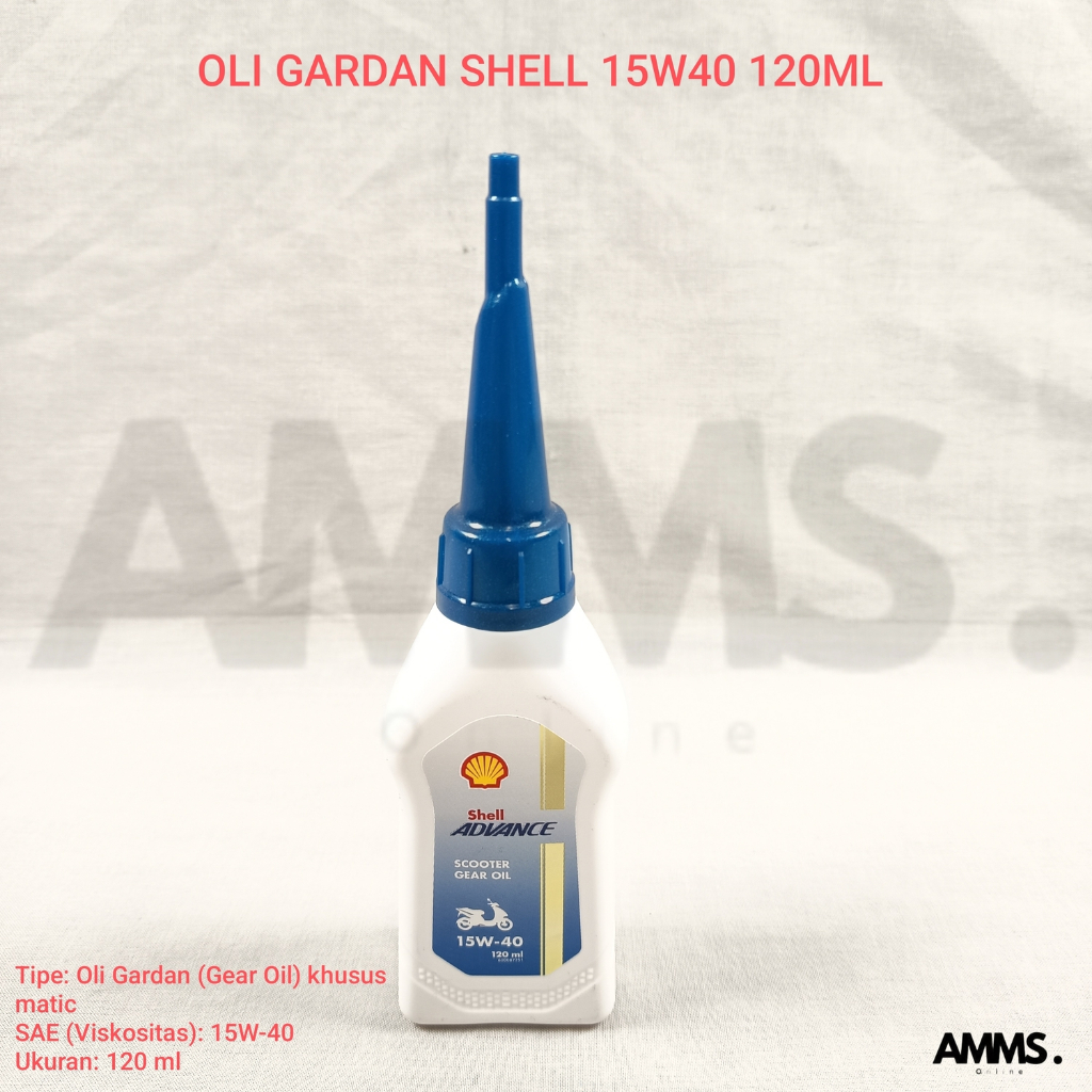 OLI GARDAN SHELL 15W40 120ML KHUSUS MATIC