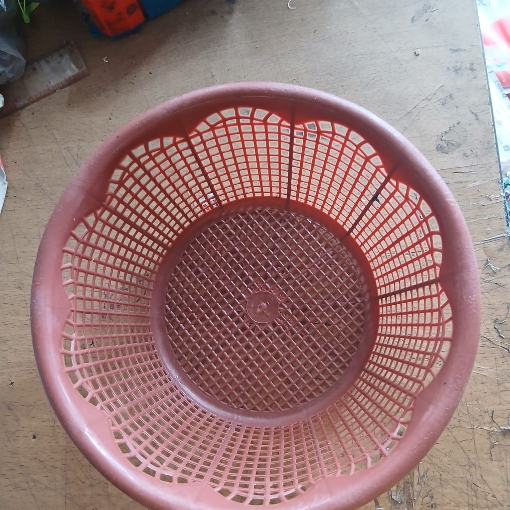 Besek Nasi Plastik - Besek Bulat Plastik 10 pcs