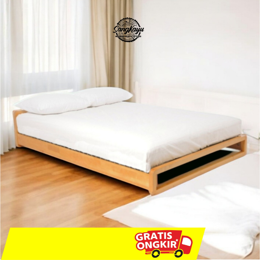 SangKayu Divan Kayu Divan Minimalis Kayu Rangka Tempat Tidur Kayu Single / Dipan Kayu Minimalis
