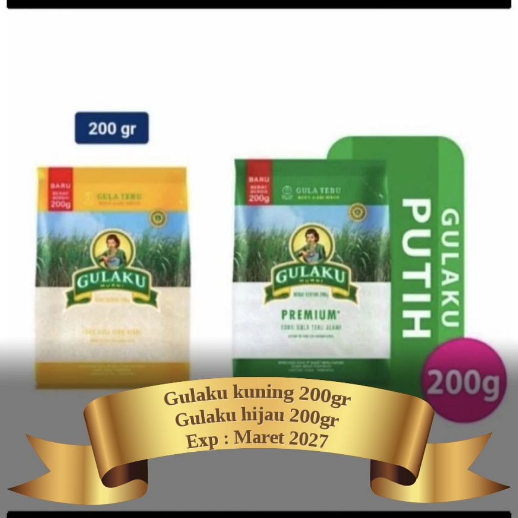 

Gulaku hijau 200gr gulaku kuning 200gr