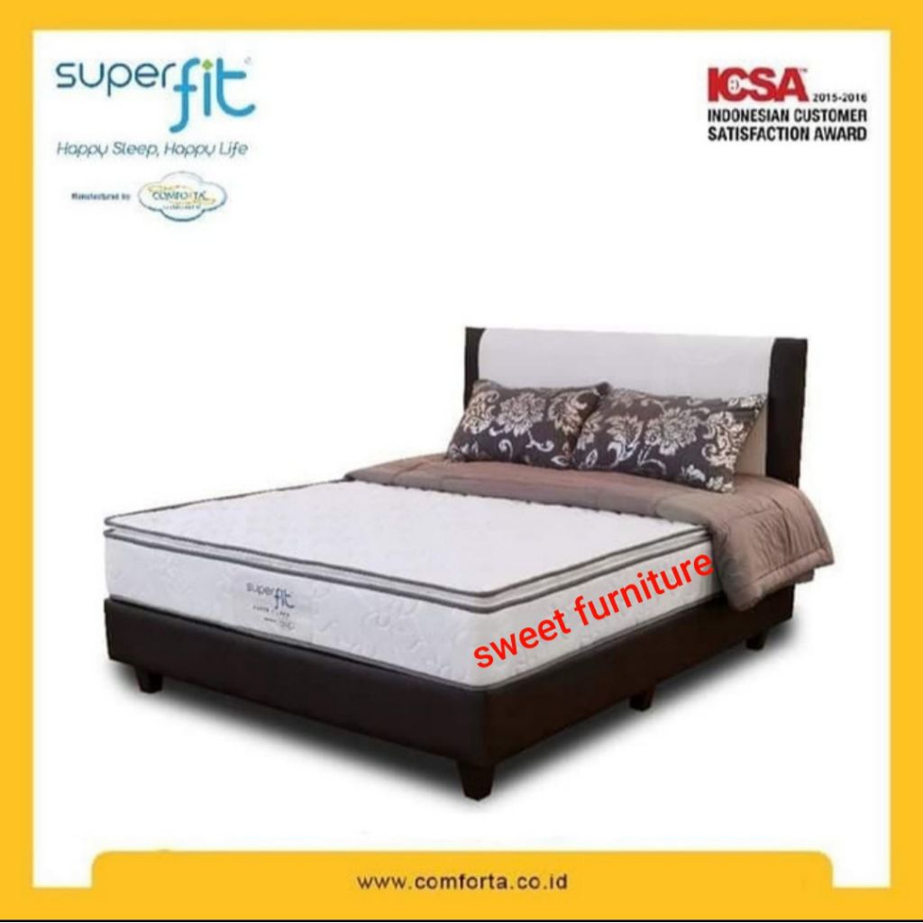 matras comforta superfit super silver ukuran 180x200 cm