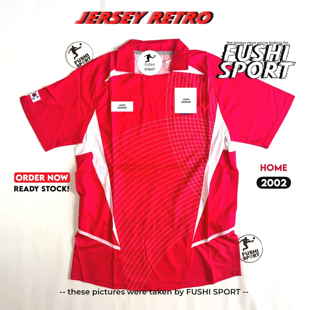 RETRO | Jersey Baju Bola Korea Home 2002