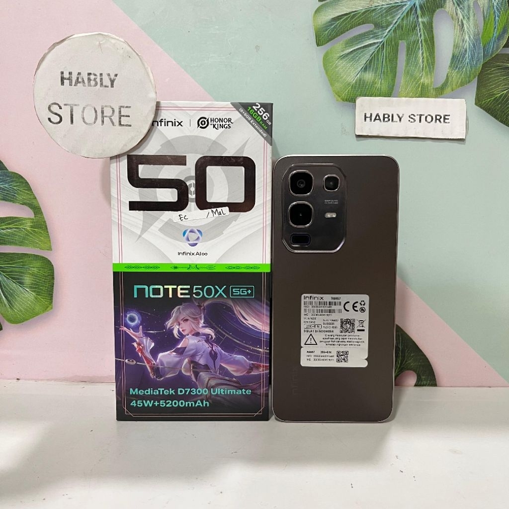 INFINIX NOTE 50X 5G+ 8/255 SECOND FULLSET