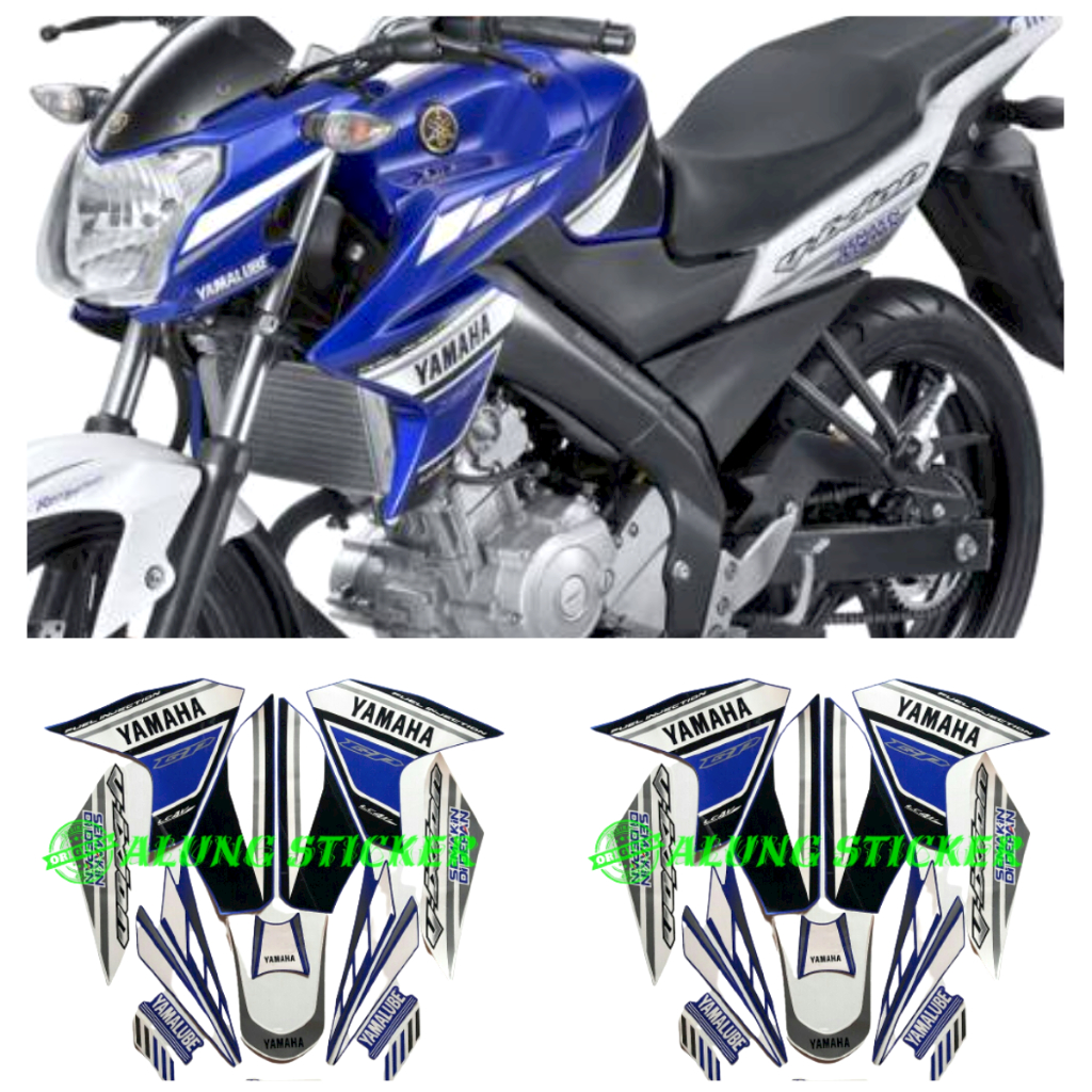 Striping Vixion Gp tahun 2014 Biru