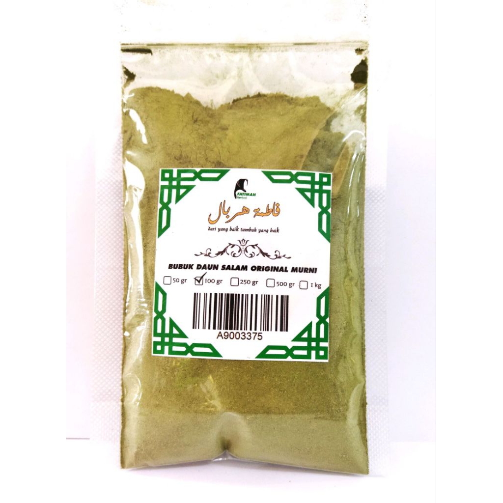 

Bubuk Daun Salam Original Murni - Bay Leaves Powder -100 gram