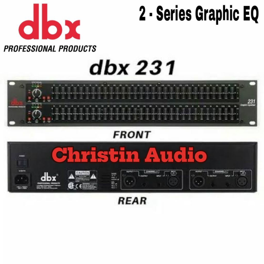 Equalizer DBX EQ 231 / EQ231 New Desing Grade A++