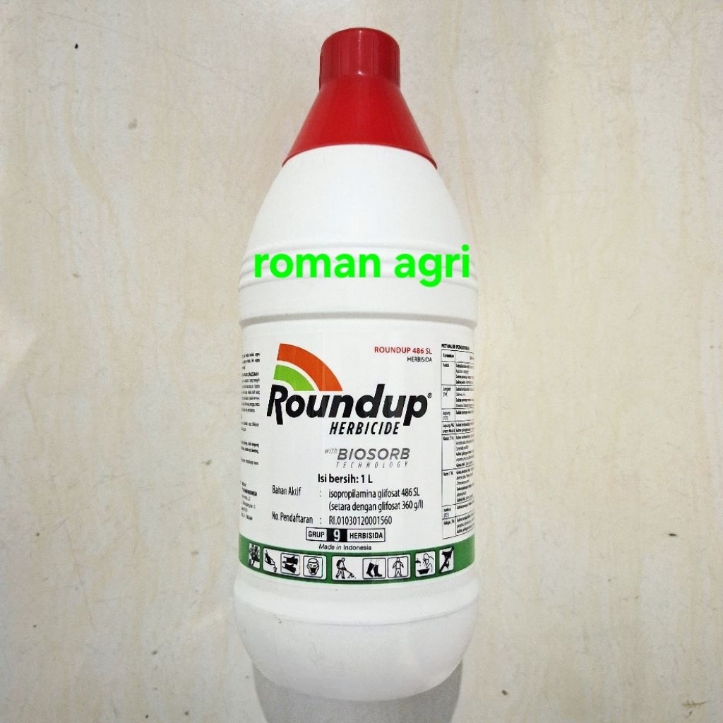 Paket 4 botol Gramoxone 1 Liter dan 14 Botol Roundup 1 Liter