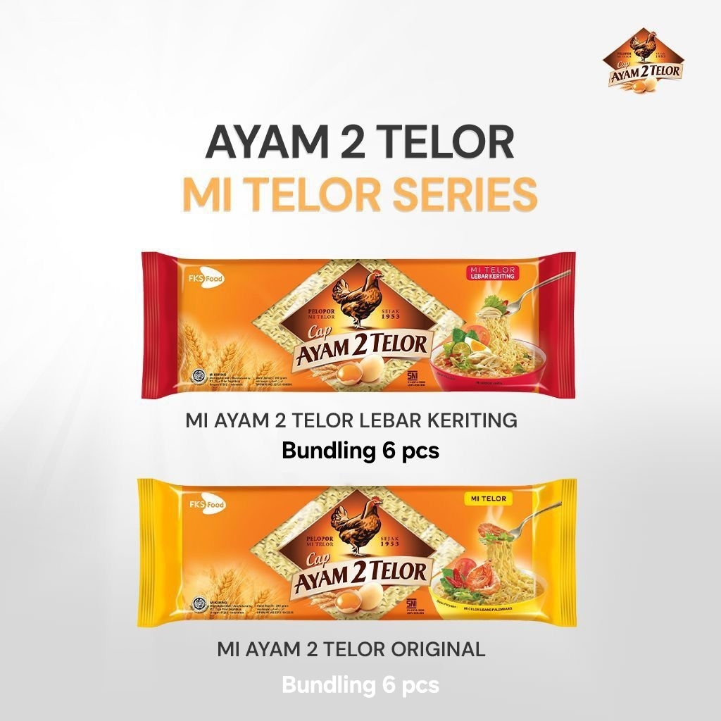

Paket Bundling - Mi Cap Ayam 2 Telor - 200gr - 6pcs
