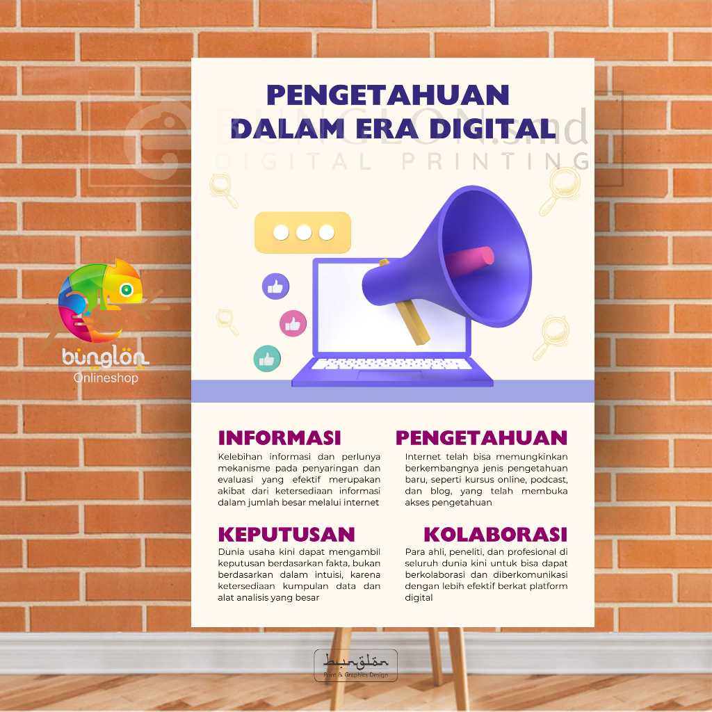 

Poster Pengetahuan Alam Era Digital
