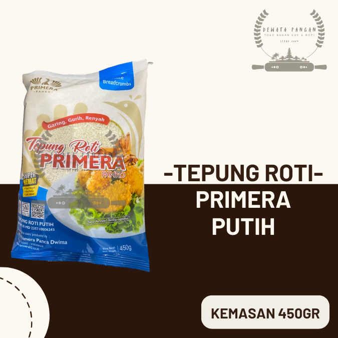 

Tepung Roti Primera Panko Putih Kemasan 450gr