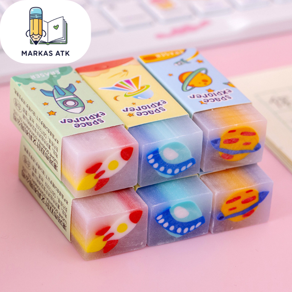 

Penghapus Kotak Mini Astronot Lucu Gemas Desain Luar Angkasa Eraser Unik ATK Sekolah Kado Anak Souvenir Isian Goodie Bag Murah COD