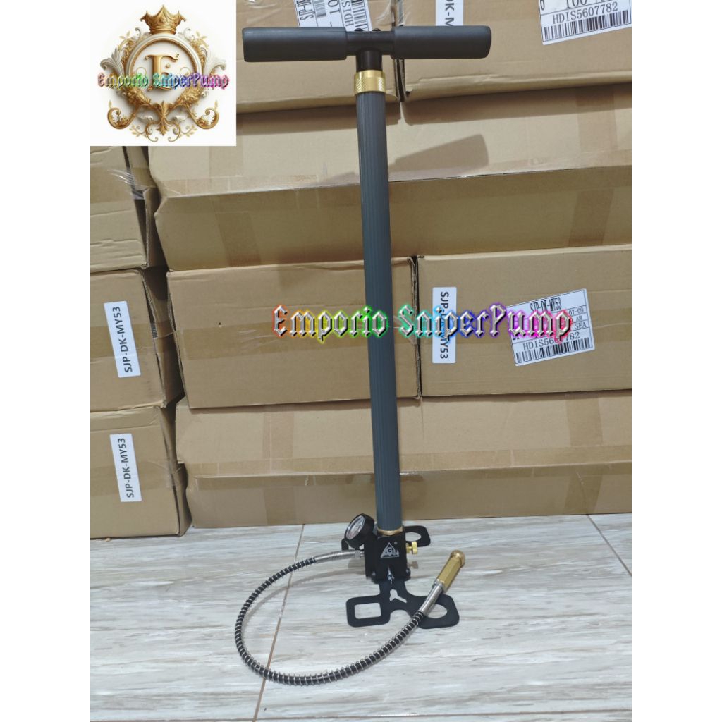 Pompa PCP 4 Stage AGH Evo, Pompa PCP 4 Stage Import 6000psi Pressure Gauge8